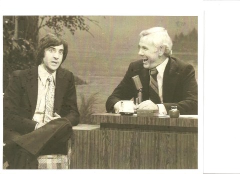 Bobby Kelton and Johnny Carson